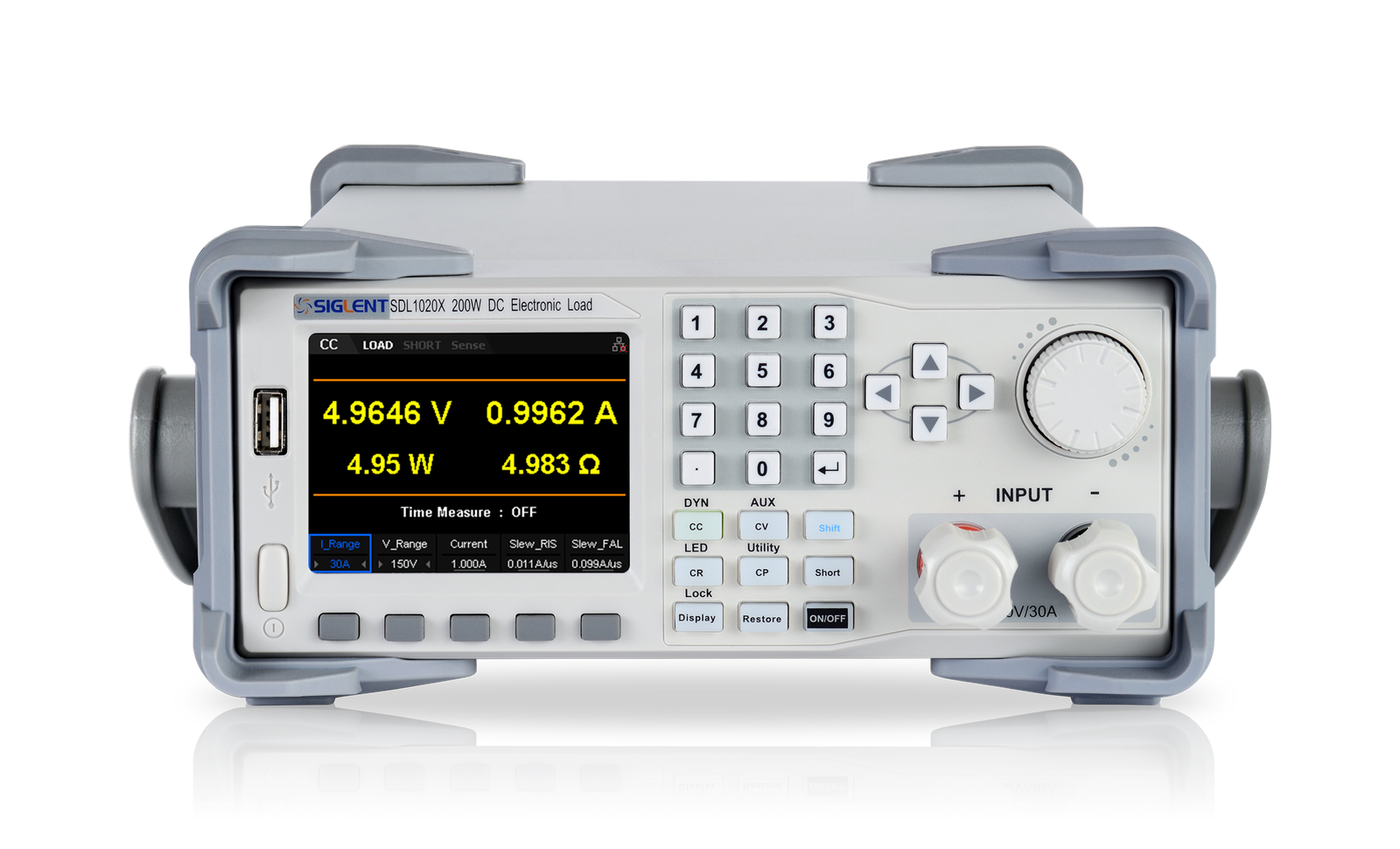 SIGLENT SDL1000X programmable DC electronic load front view